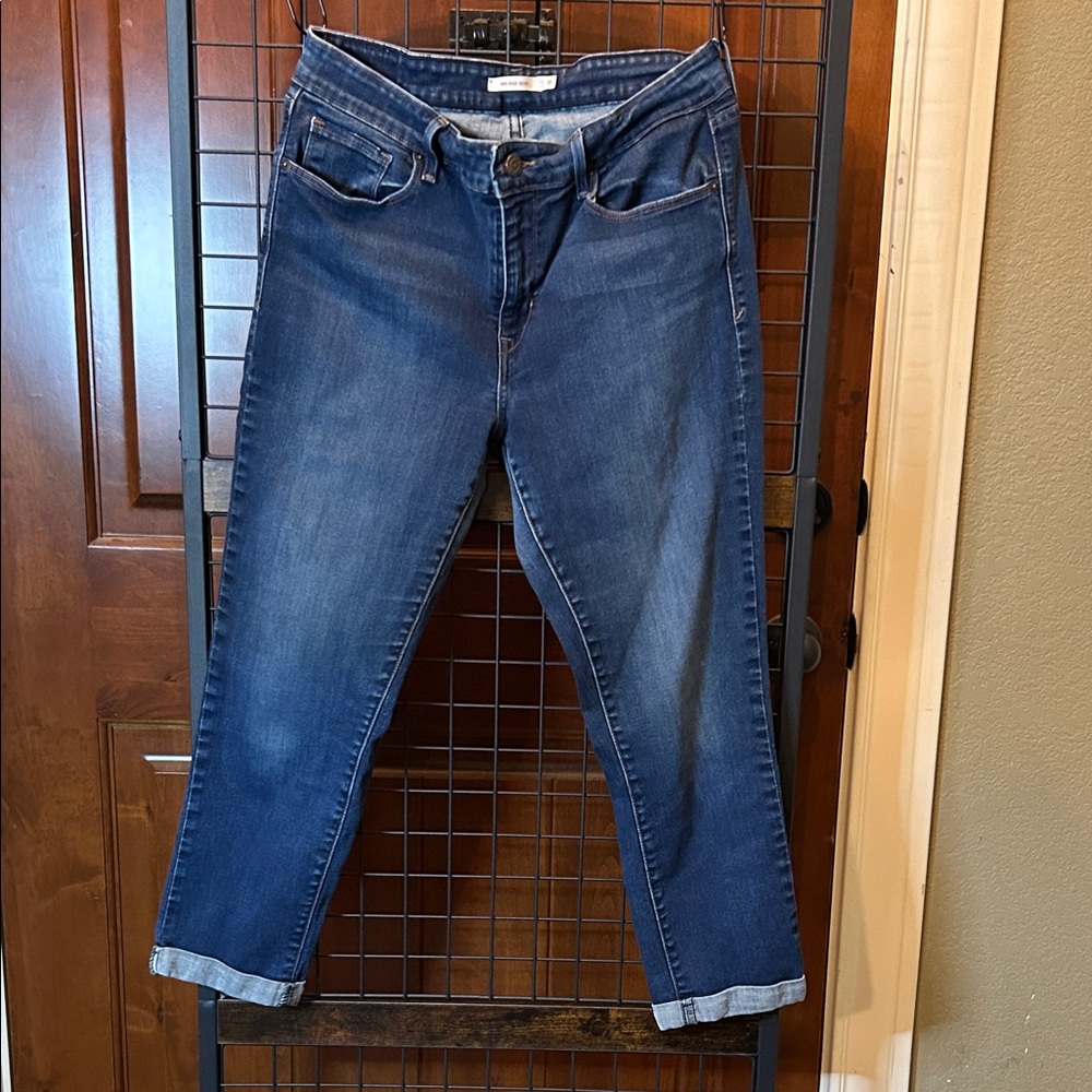 Levi’s Classic Mid Rise Skinny Denim Ankle Jeans for Women Size 31 Sku#144